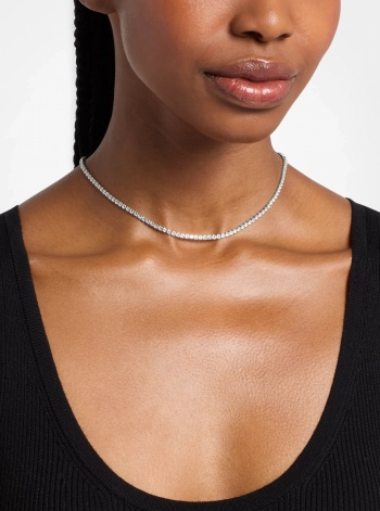 Michael Kors Pavé Tennis Necklace