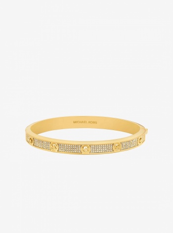 Michael Kors Pavé Logo Stud Bangle
