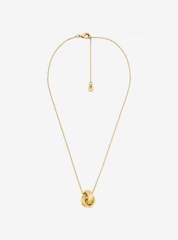 Michael Kors Logo and Cubic Zirconia Necklace