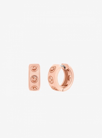 Michael Kors Logo Huggie Earrings
