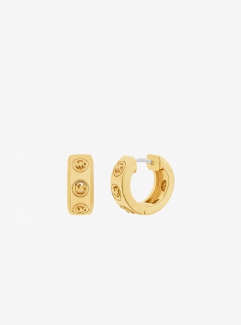 Michael Kors Logo Huggie Earrings