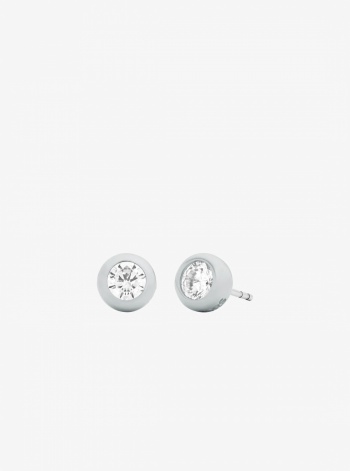 Michael Kors Round Stone Stud Earrings