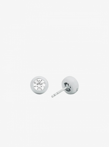 Michael Kors Round Stone Stud Earrings