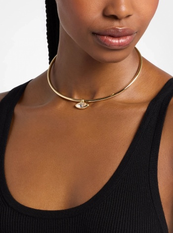 Michael Kors Marquise Cut Cubic Zirconia Collar Necklace