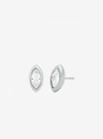Michael Kors Marquise Cut Cubic Zirconia Stud Earrings