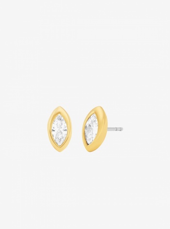 Michael Kors Marquise Cut Cubic Zirconia Stud Earrings