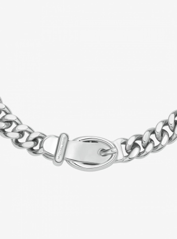 Michael Kors Buckle Chain-Link Necklace
