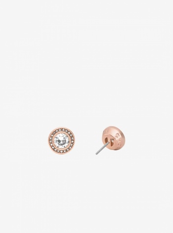 Pavé Halo Stud Earrings
