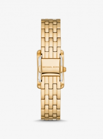 Michael Kors Mini Monroe Pavé Gold-Tone Watch