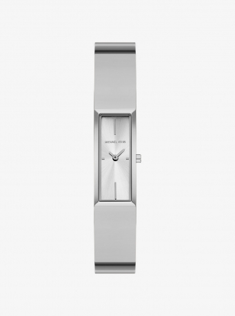 Michael Kors Yazmeen Silver-Tone Bangle Watch