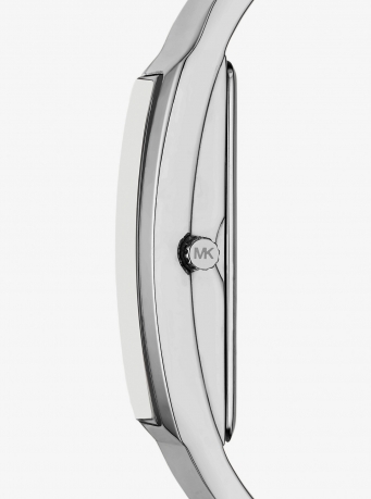 Michael Kors Yazmeen Silver-Tone Bangle Watch