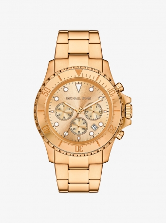 Michael Kors Oversized Everest Gold-Tone Watch