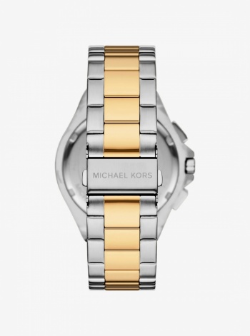 Michael Kors Mens Oversized Lennox Two-Tone Watch