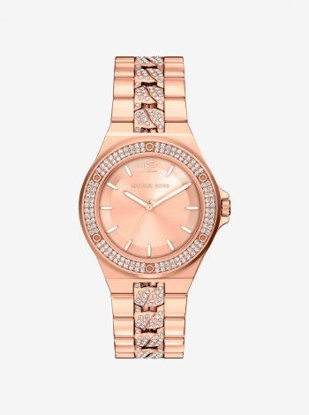 Lennox Pavé Rose Gold-Tone Watch
