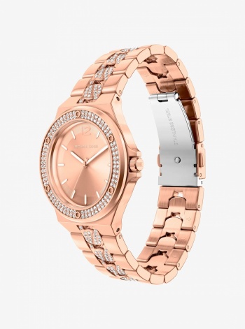 Lennox Pavé Rose Gold-Tone Watch