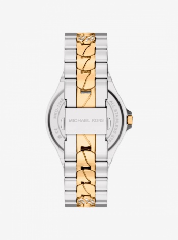 Lennox Pavé Two-Tone Watch
