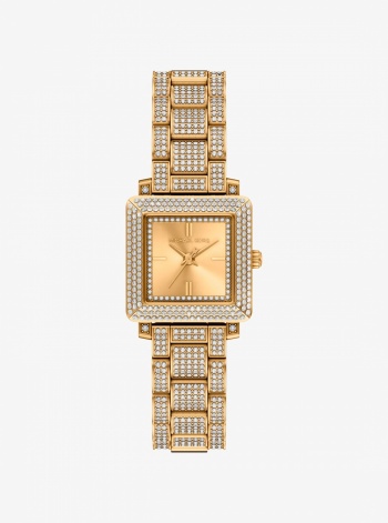 Petite Gwynn Pavé Gold-Tone Watch
