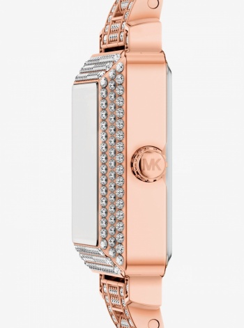Petite Gwynn Pavé Rose Gold-Tone Watch