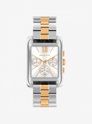 Oversized Monroe Two-Tone Watch