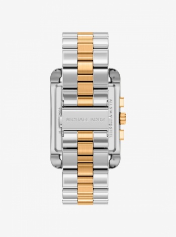 Oversized Monroe Two-Tone Watch