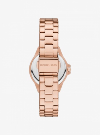 Mini Lennox Pavé Rose Gold-Tone Watch