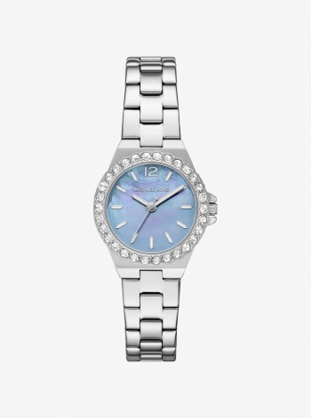 Lennox Mini Pavé Silver-Tone Watch