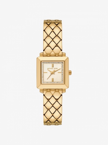 Petite Gwynn Pavé Gold-Tone Watch