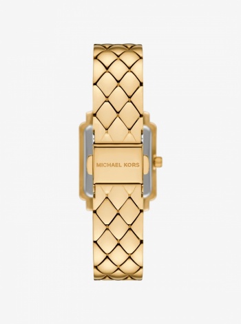 Petite Gwynn Pavé Gold-Tone Watch