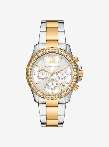 Oversized Everest Pavé Two-Tone Watch