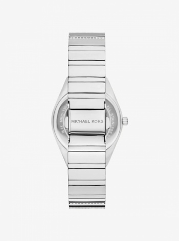 Mini Lennox Pavé Silver-Tone Watch