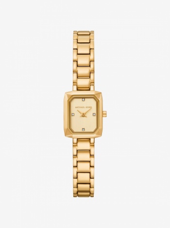 Micro Alane Pavé Gold-Tone Watch