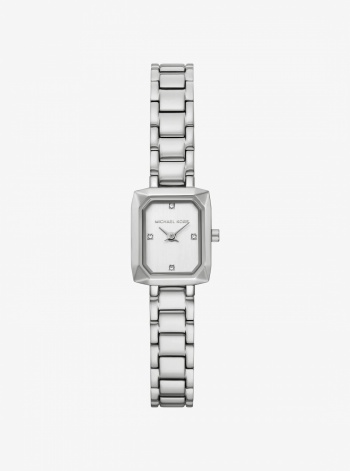 Micro Alane Silver-Tone Pavé Watch