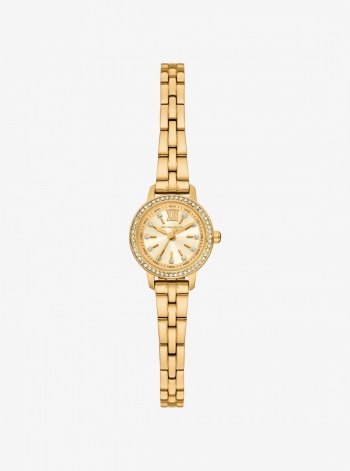 Micro Melissa Pavé Gold-Tone Watch