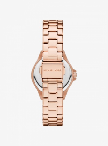 Mini Lennox Pavé Rose Gold-Tone Watch