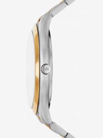 Michael Kors Mens Oversized Aspyn Two-Tone Watch