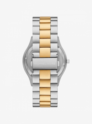 Michael Kors Mens Oversized Aspyn Two-Tone Watch