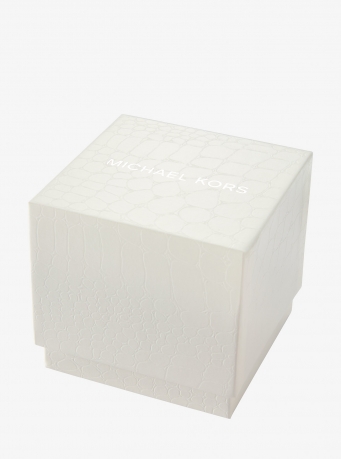 Michael Kors Mini Sylvia Pavé Silver-Tone Watch and Bracelet Gift Set
