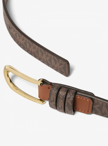 Signature Logo Skinny Belt