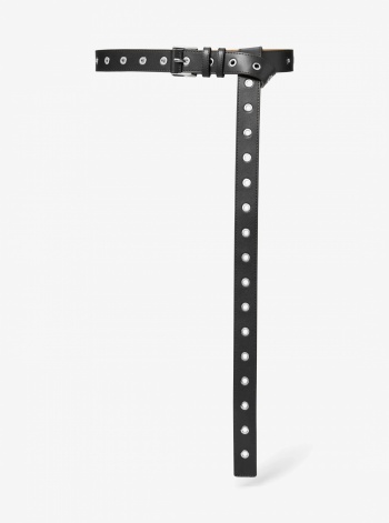 Grommeted Leather Belt