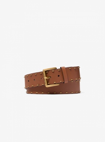 Studded Leather Belt
