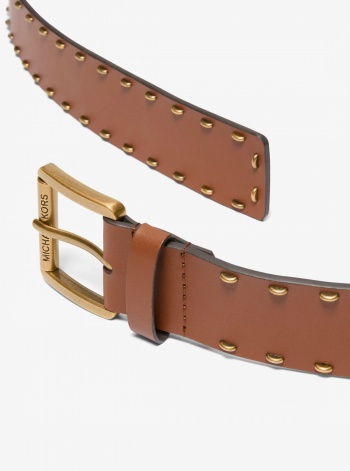 Studded Leather Belt