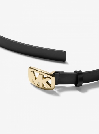 Michael Kors Logo Leather Belt