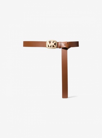 Michael Kors Logo Leather Belt
