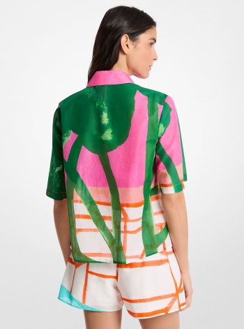 Michael Kors X Christina Zimpel Cotton Lawn Shirt