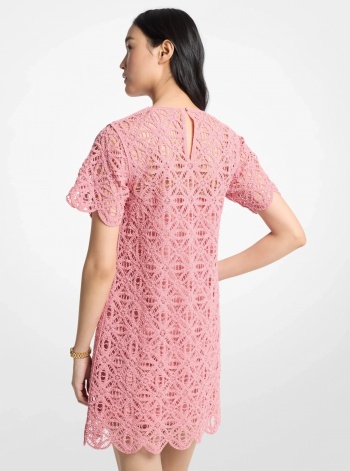 Michael Kors Crochet Cotton Mini Dress