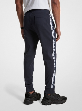 Michael Kors Mens Logo Tape Cotton Blend Joggers