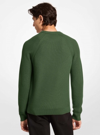 Michael Kors Mens Wool Blend Crewneck Sweater