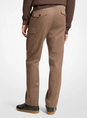 Michael Kors Mens Stretch Cotton Twill Cargo Pants