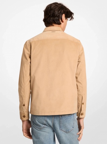 Michael Kors Mens Cotton Blend Shirt Jacket