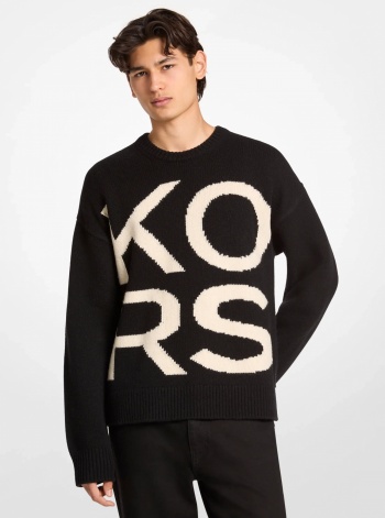 Michael Kors Mens KORS Wool Blend Sweater